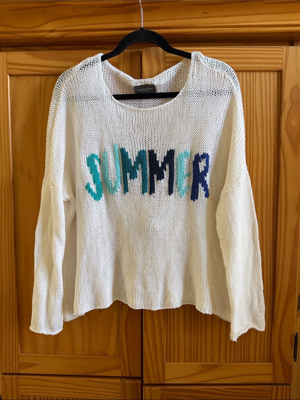 Wooden Ships Summer Sweater - Size S/M